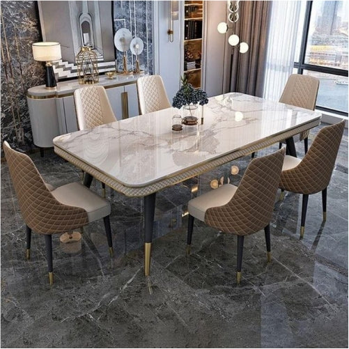 Saray Turkish Dining Table Set – 6 Chairs