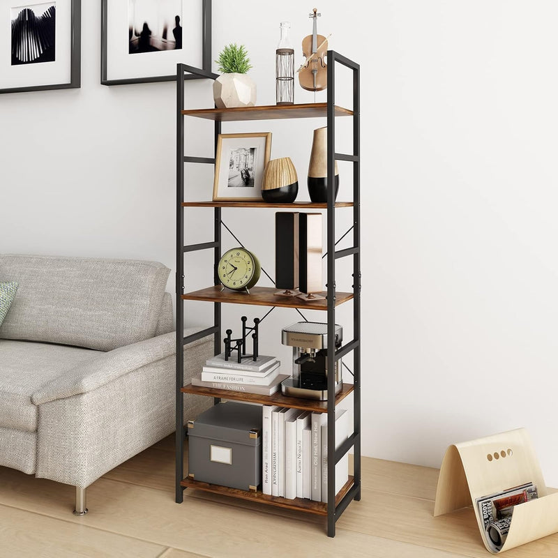 Adriene 5-Tier Bookcase