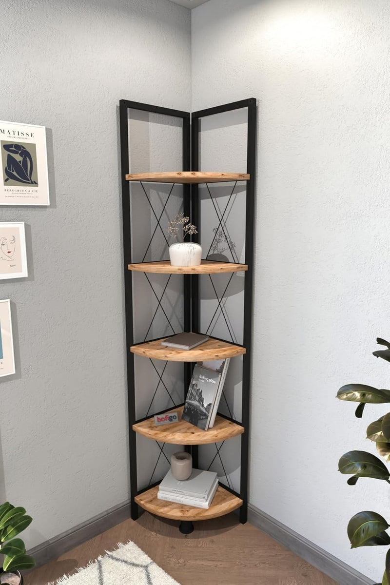 Nick 5-Tier Corner Shelf