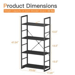 Adriene 5-Tier Bookcase