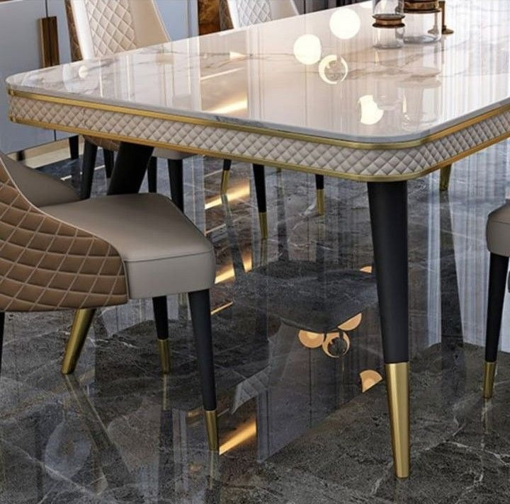 Saray Turkish Dining Table Set – 6 Chairs
