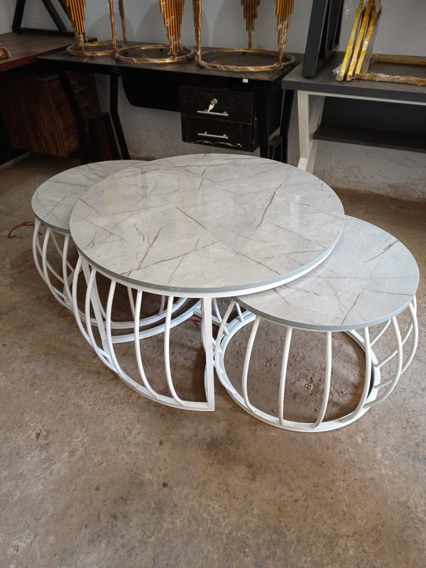 Aurora Marble Nesting Tables