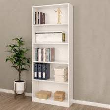 Stylus 5-Tier Bookcase – White