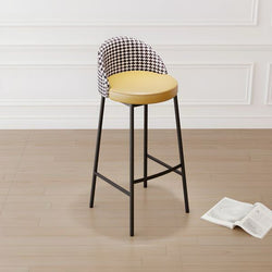 Kwoking Orange Metal Bar Stool – 26