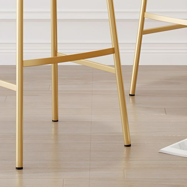 Kwoking Orange Metal Bar Stool – 26