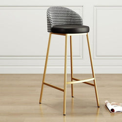 Kwoking Orange Metal Bar Stool – 26