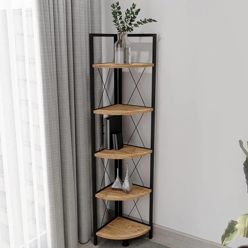 Nick 5-Tier Corner Shelf